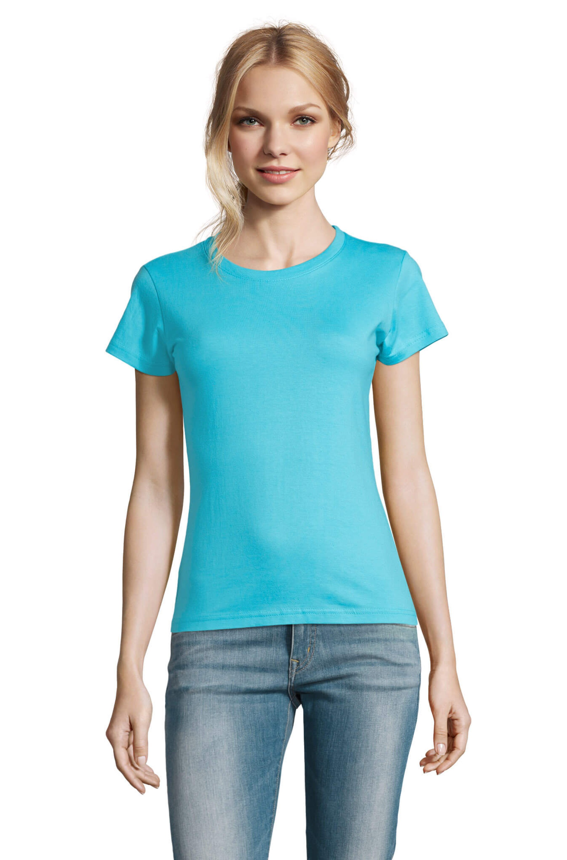 T-Shirt de Gola Redonta para Senhora - IMPERIAL