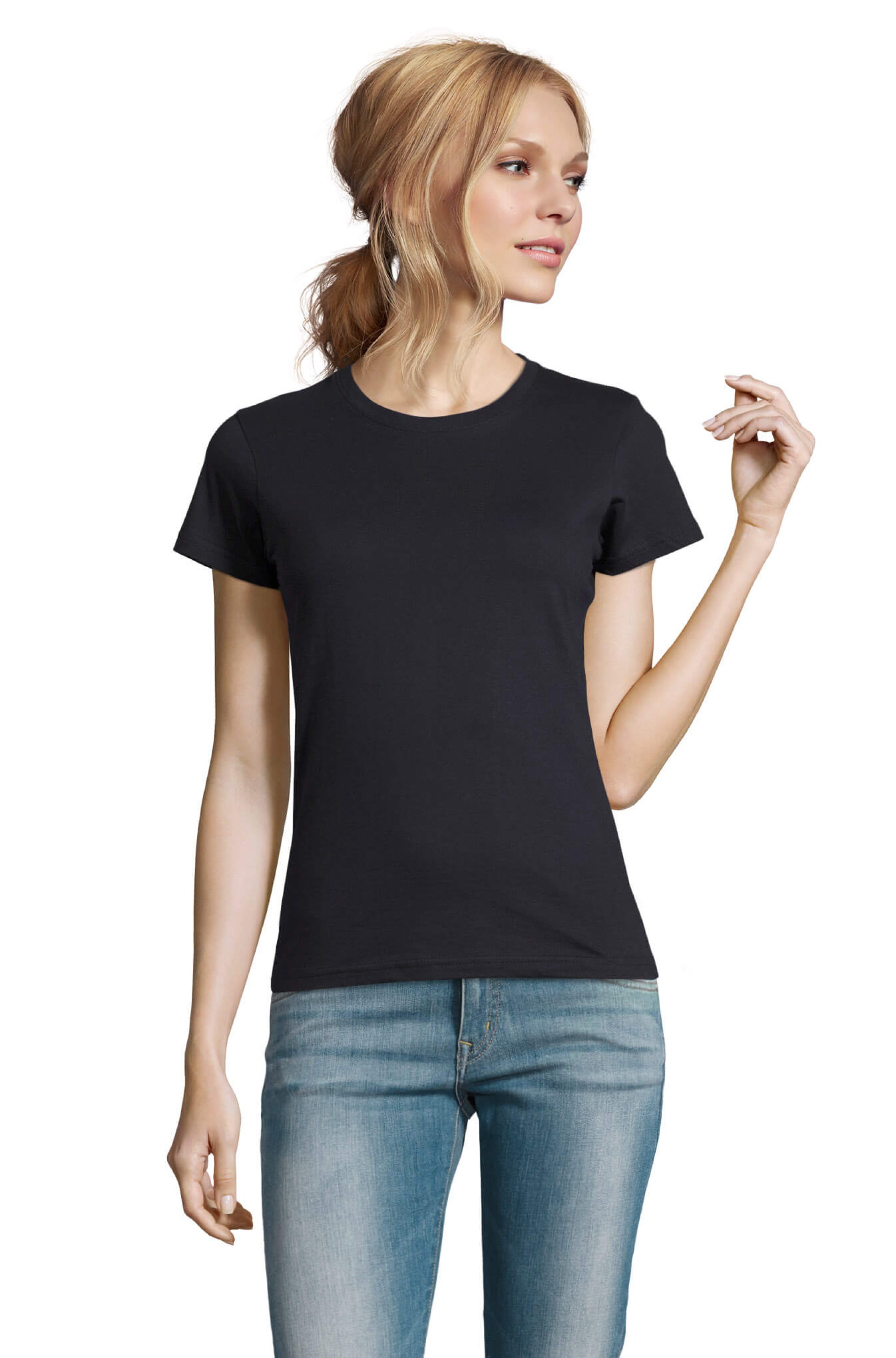 T-Shirt de Gola Redonta para Senhora - IMPERIAL