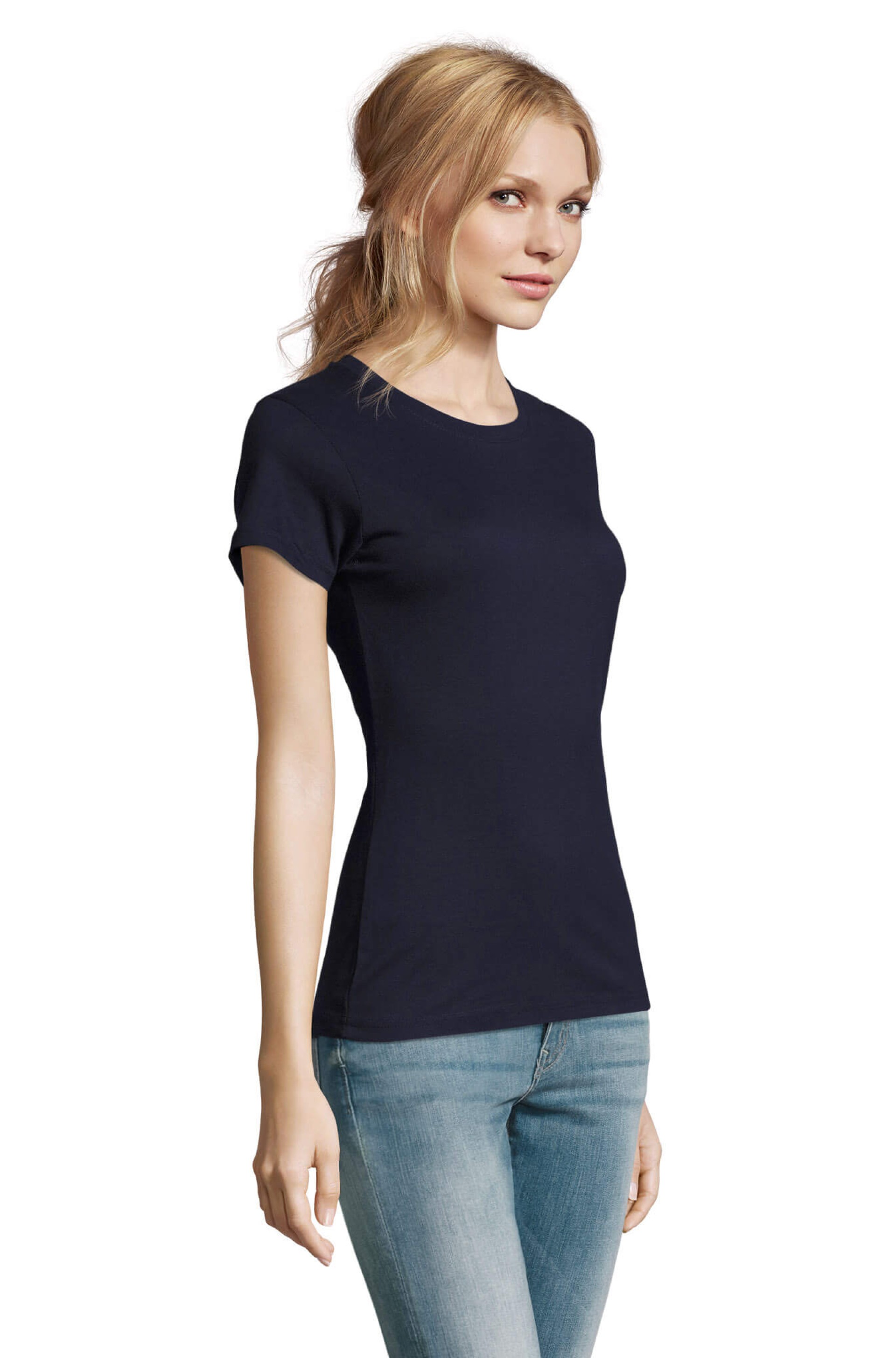 T-Shirt de Gola Redonta para Senhora - IMPERIAL