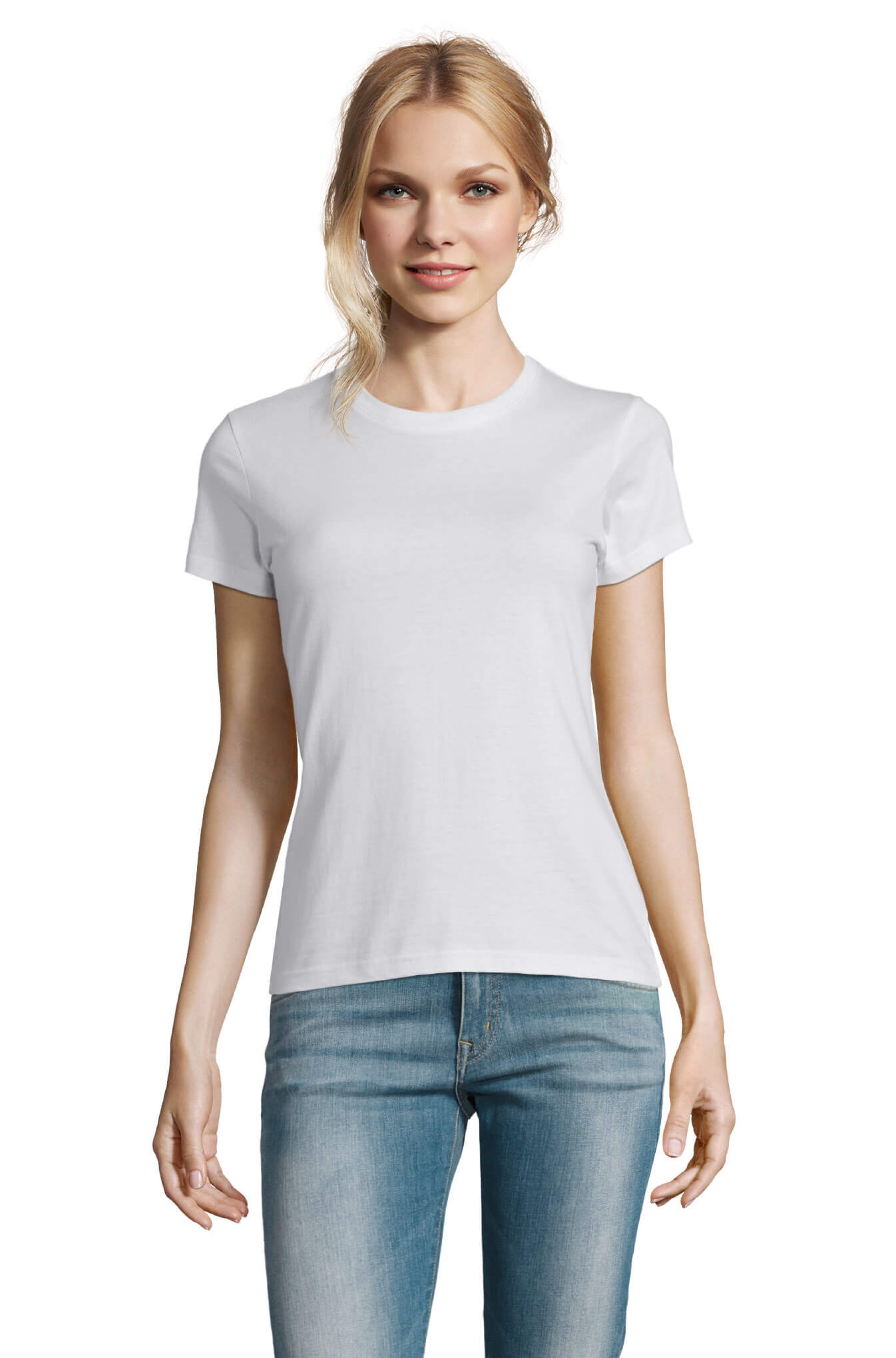 T-Shirt de Gola Redonta para Senhora - IMPERIAL