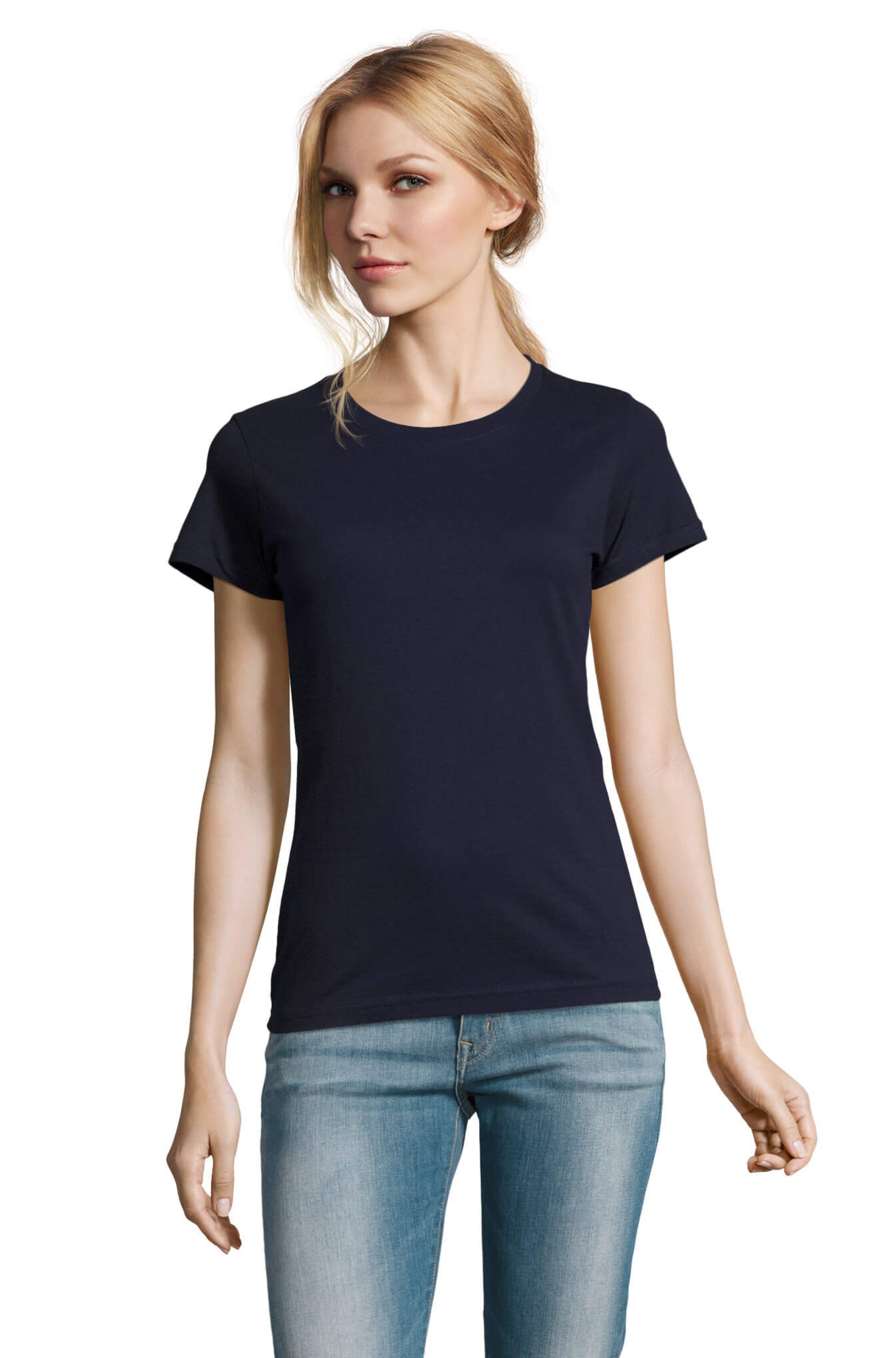 T-Shirt de Gola Redonta para Senhora - IMPERIAL