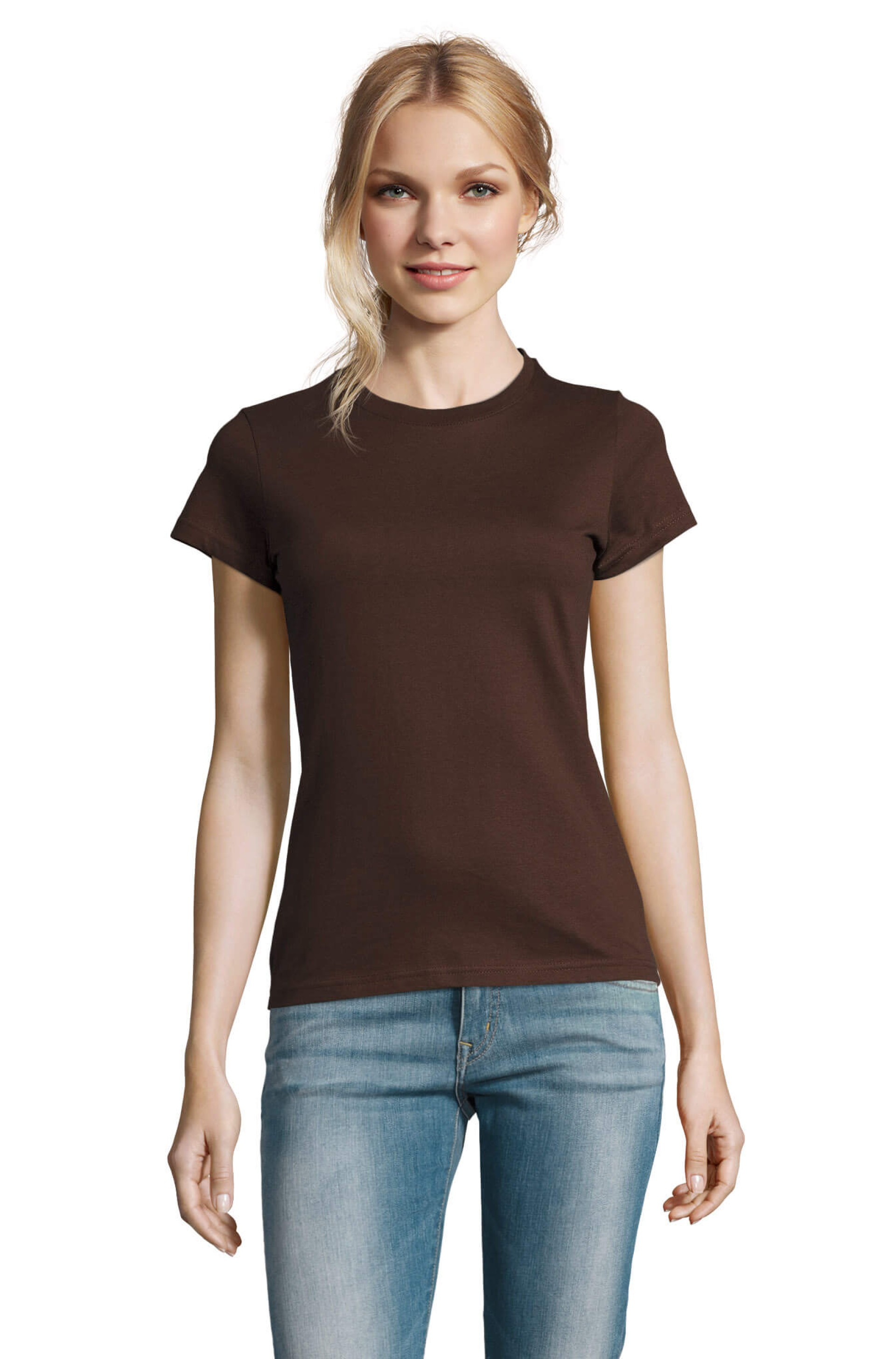 T-Shirt de Gola Redonta para Senhora - IMPERIAL