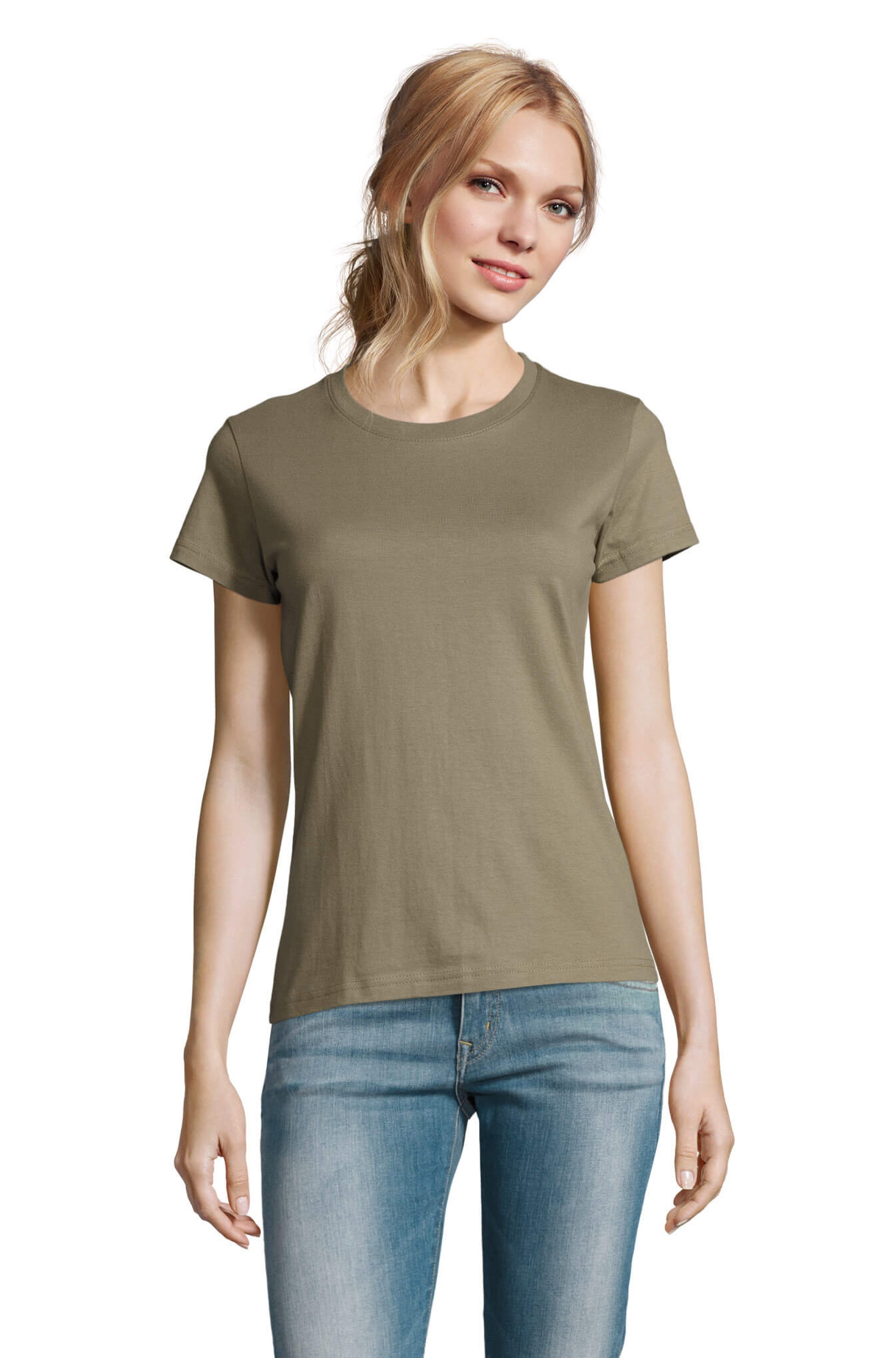 T-Shirt de Gola Redonta para Senhora - IMPERIAL