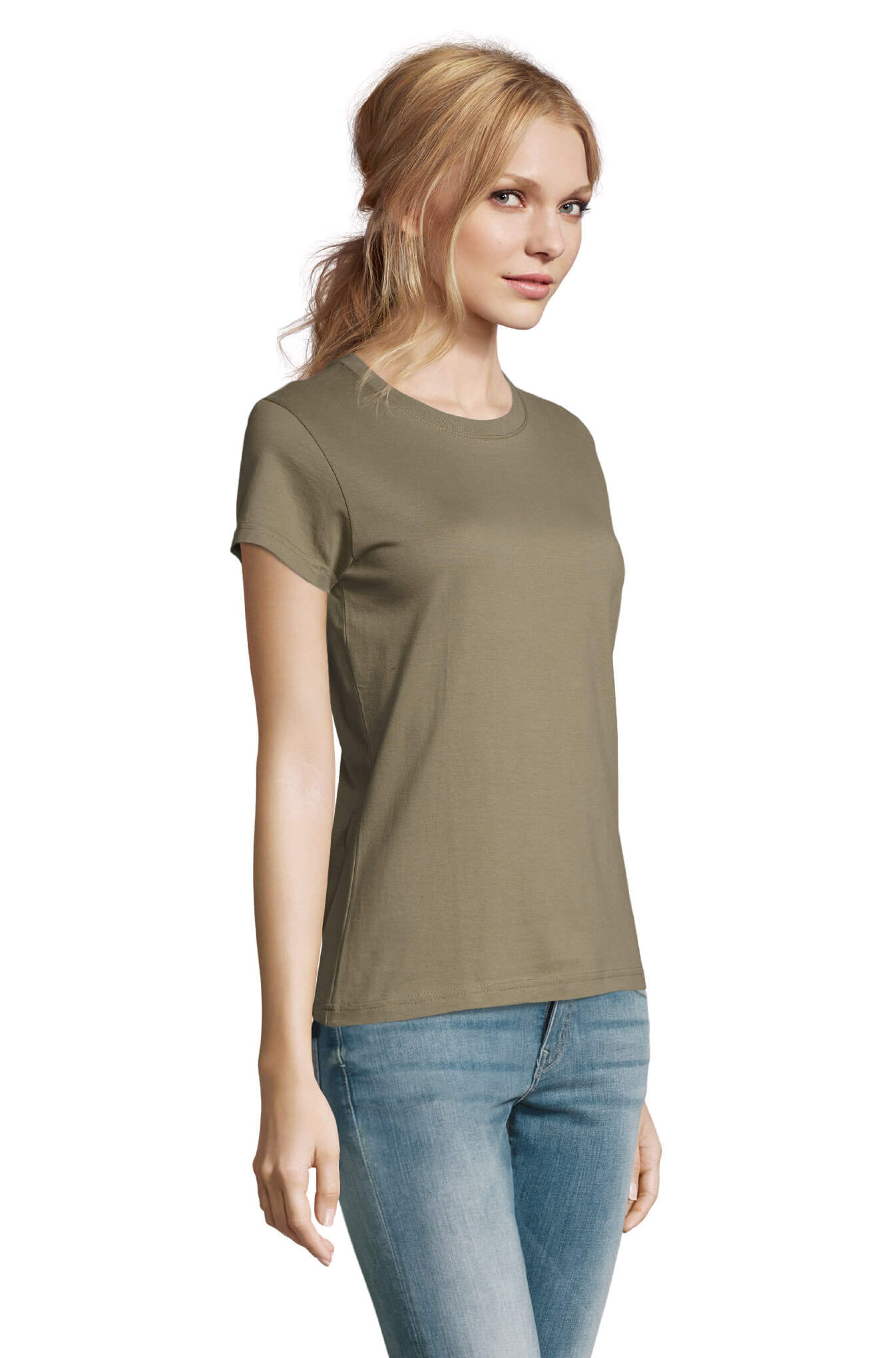 T-Shirt de Gola Redonta para Senhora - IMPERIAL