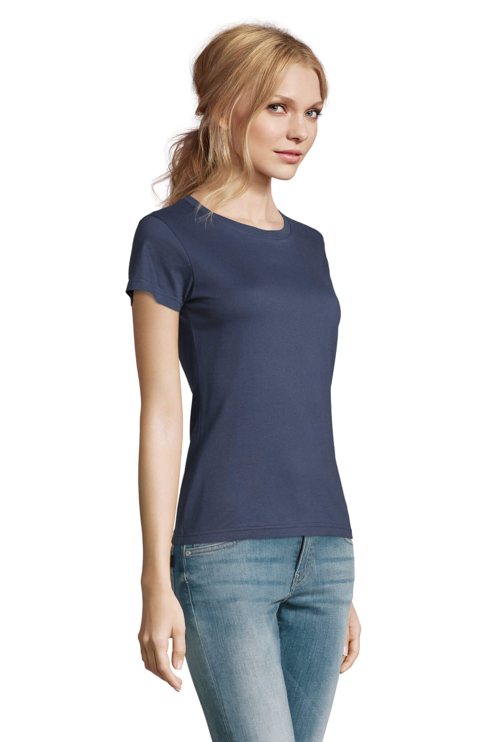 T-Shirt de Gola Redonta para Senhora - IMPERIAL