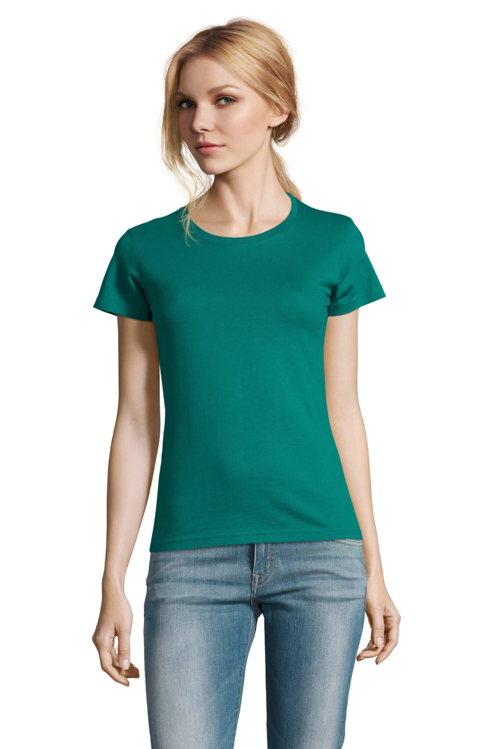 T-Shirt de Gola Redonta para Senhora - IMPERIAL