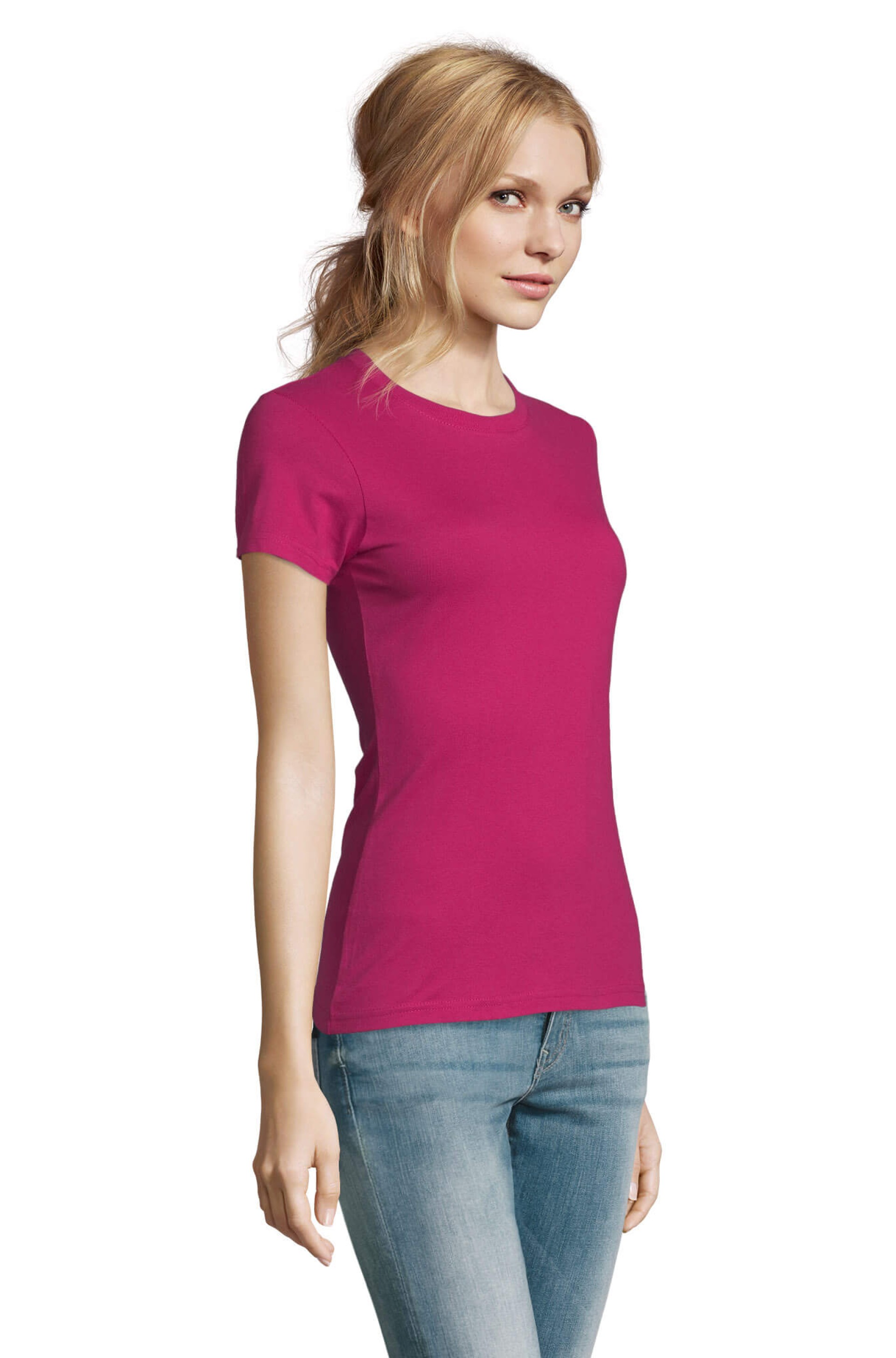 T-Shirt de Gola Redonta para Senhora - IMPERIAL