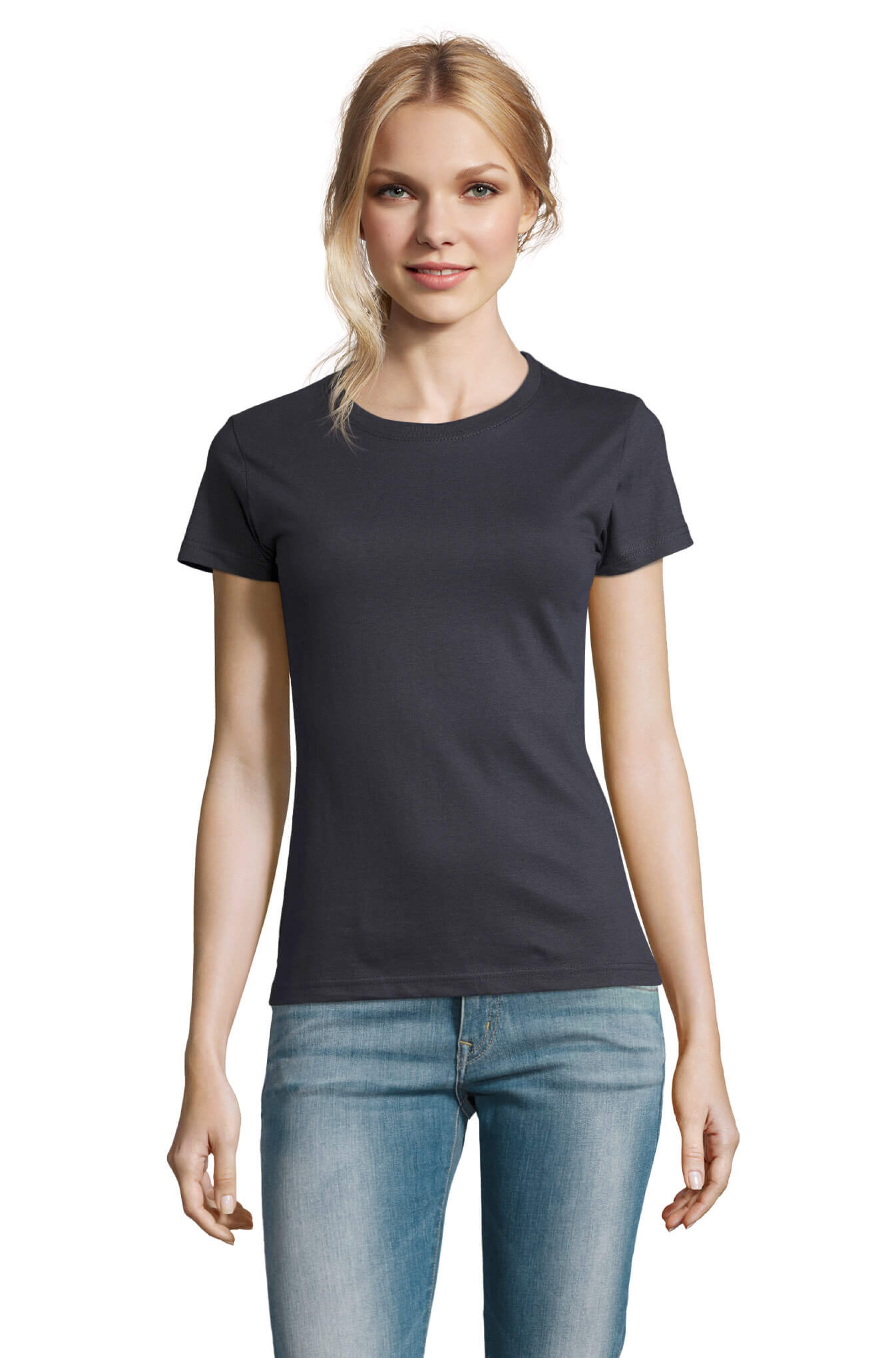 T-Shirt de Gola Redonta para Senhora - IMPERIAL