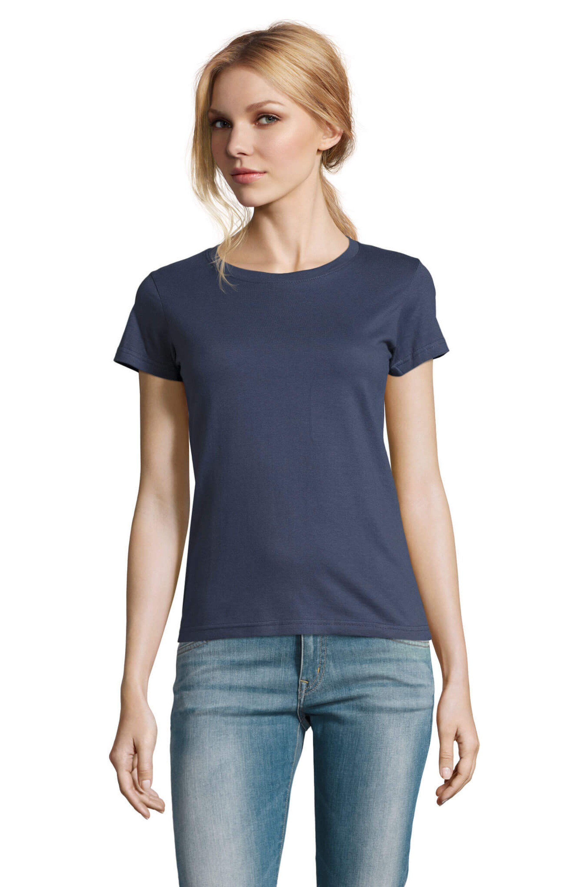 T-Shirt de Gola Redonta para Senhora - IMPERIAL