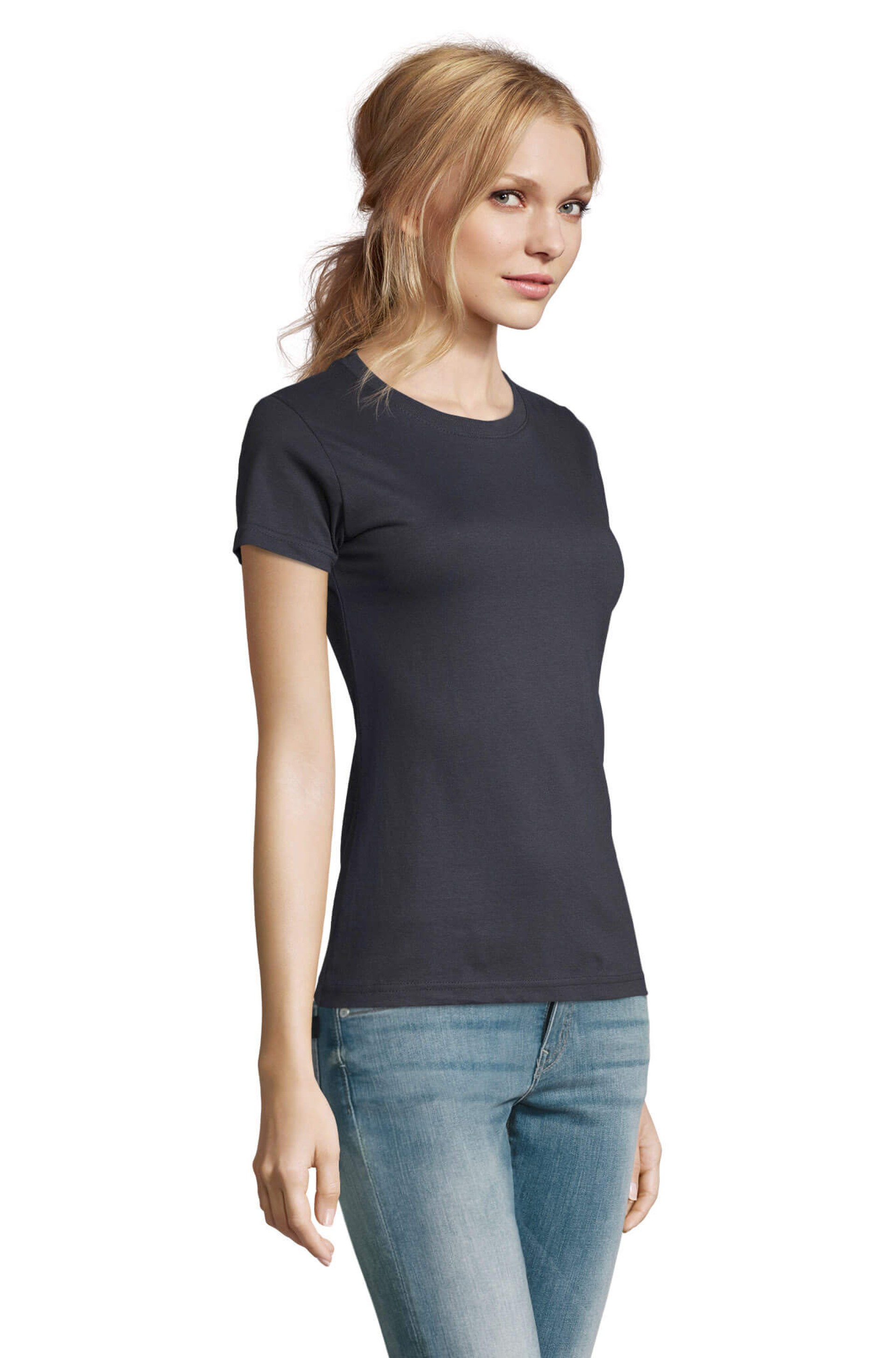 T-Shirt de Gola Redonta para Senhora - IMPERIAL