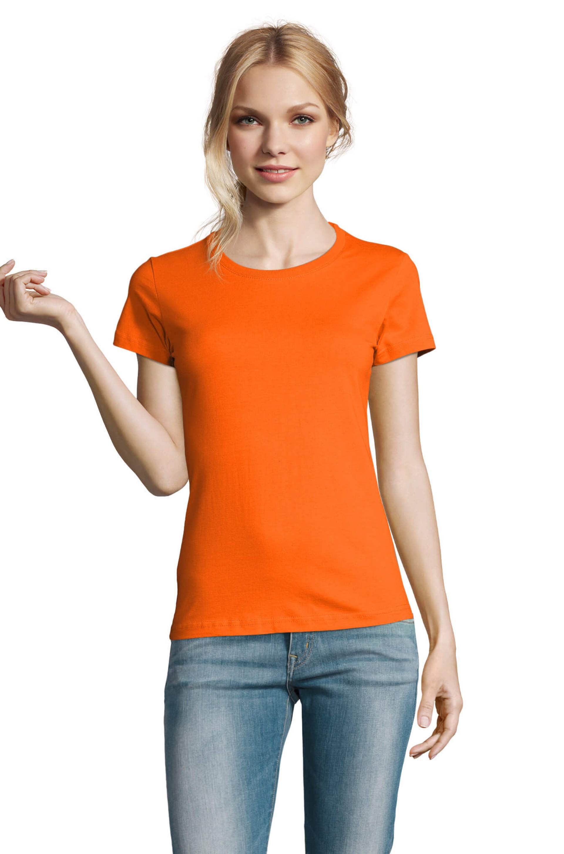 T-Shirt de Gola Redonta para Senhora - IMPERIAL