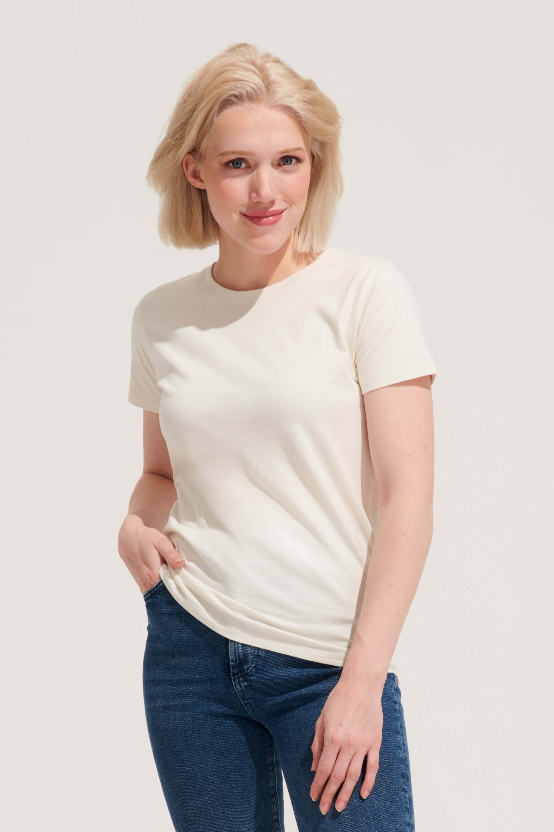 T-Shirt de Gola Redonta para Senhora - IMPERIAL