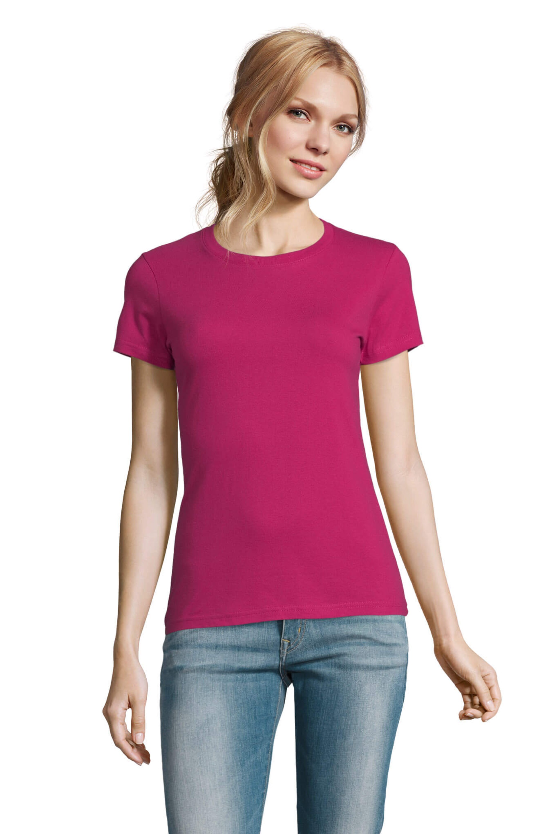 T-Shirt de Gola Redonta para Senhora - IMPERIAL