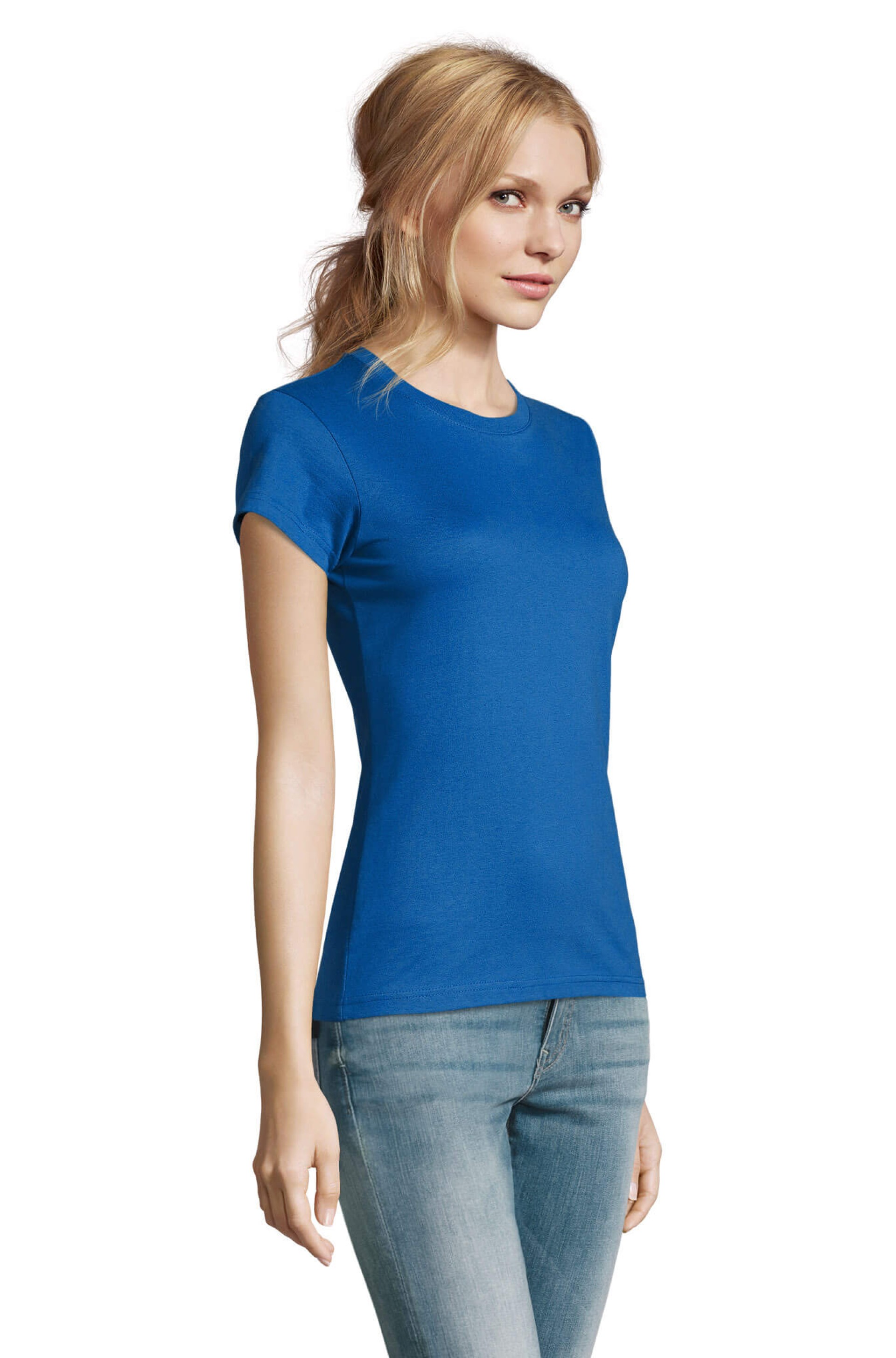 T-Shirt de Gola Redonta para Senhora - IMPERIAL