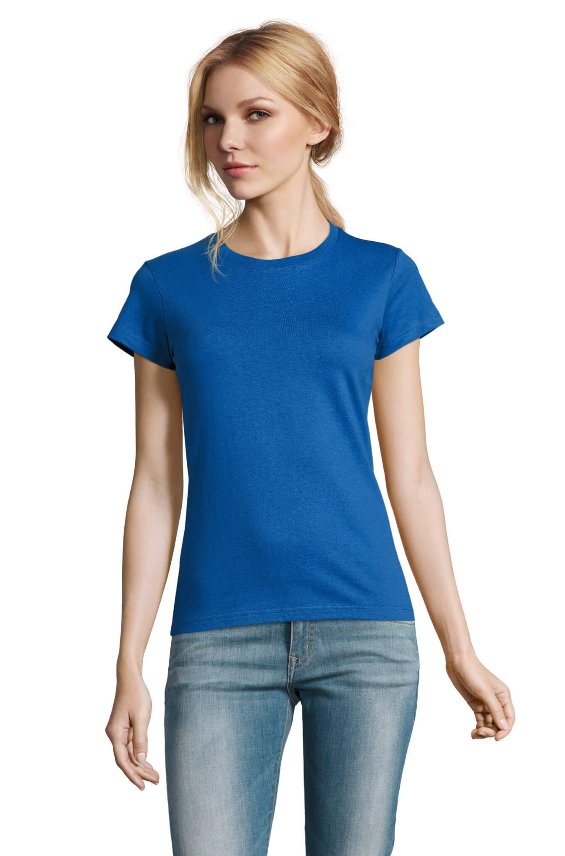 T-Shirt de Gola Redonta para Senhora - IMPERIAL