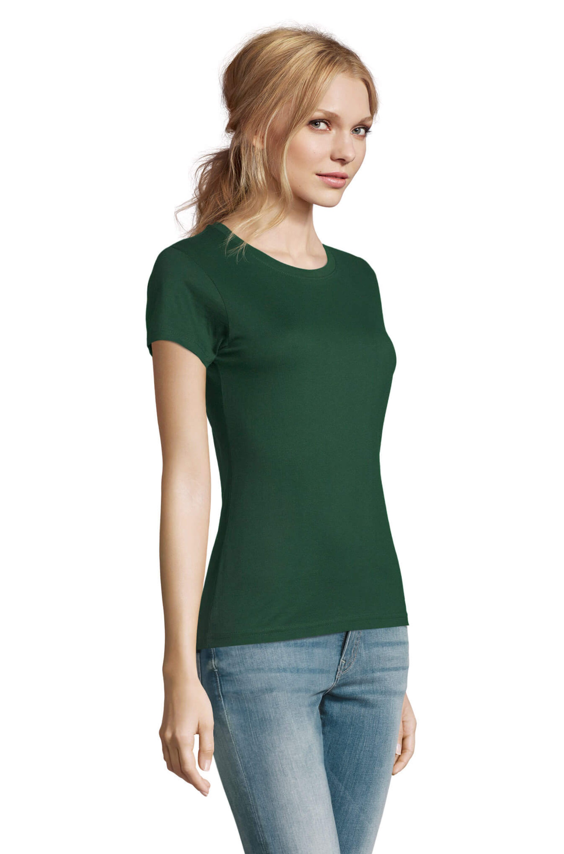 T-Shirt de Gola Redonta para Senhora - IMPERIAL