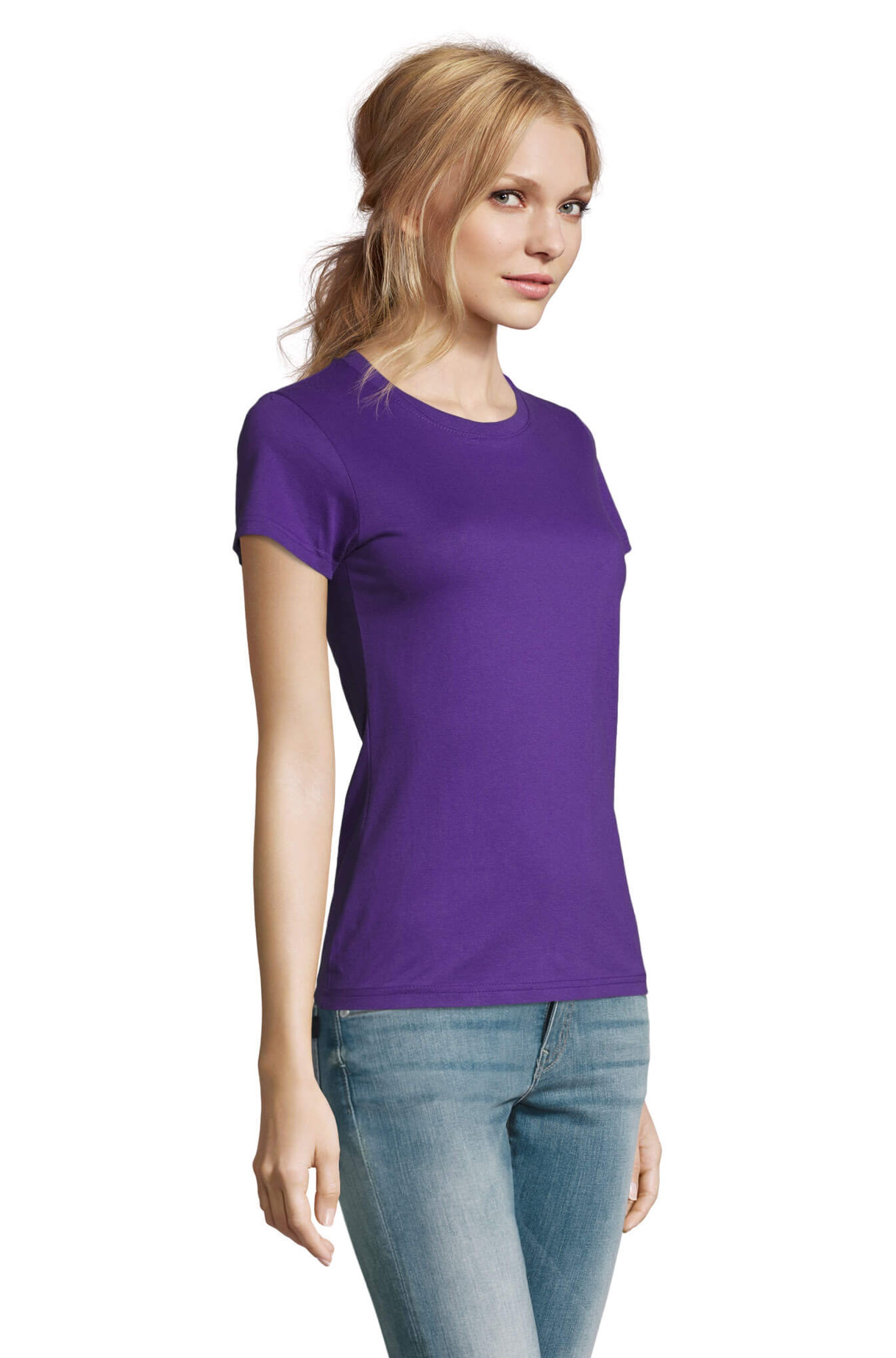 T-Shirt de Gola Redonta para Senhora - IMPERIAL