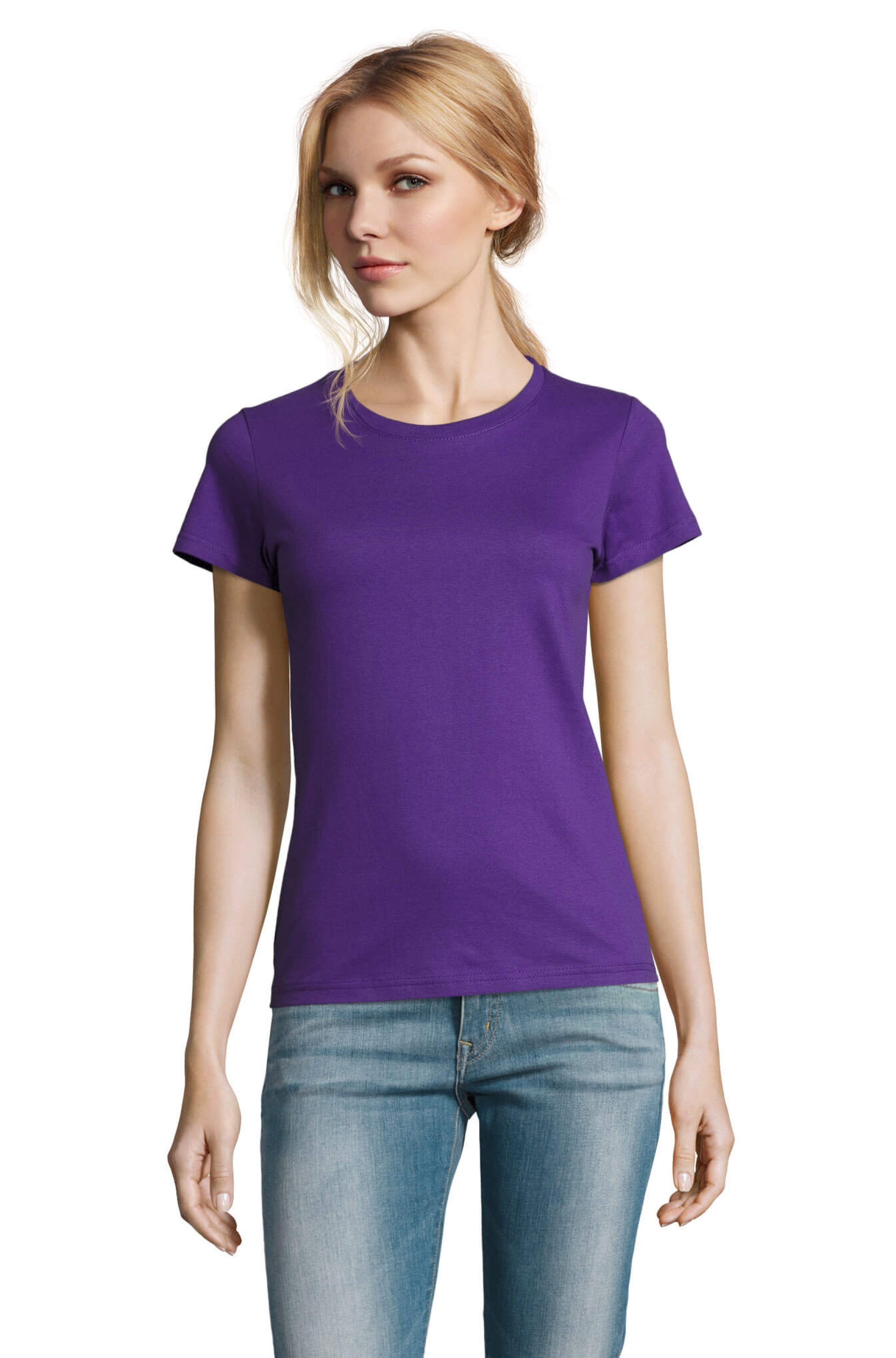 T-Shirt de Gola Redonta para Senhora - IMPERIAL