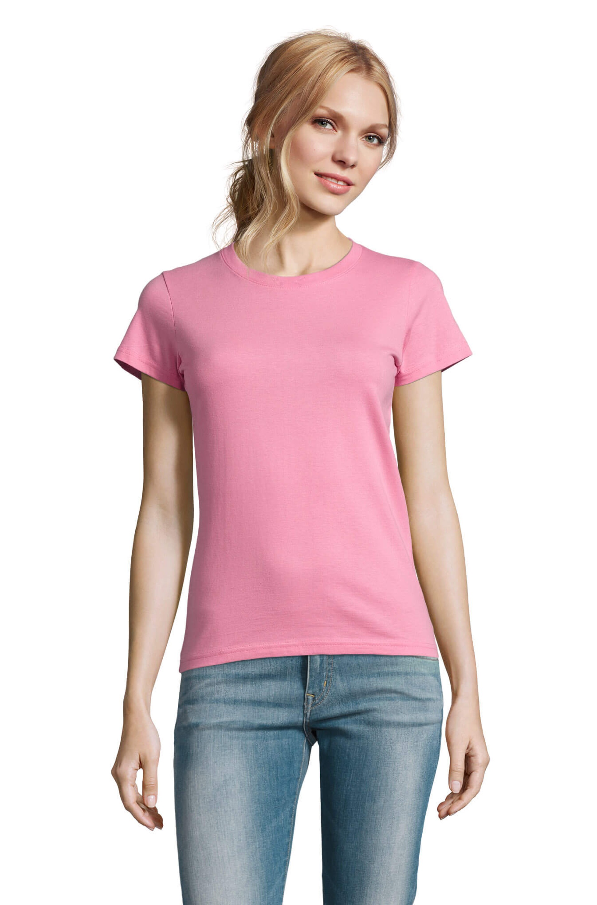 T-Shirt de Gola Redonta para Senhora - IMPERIAL