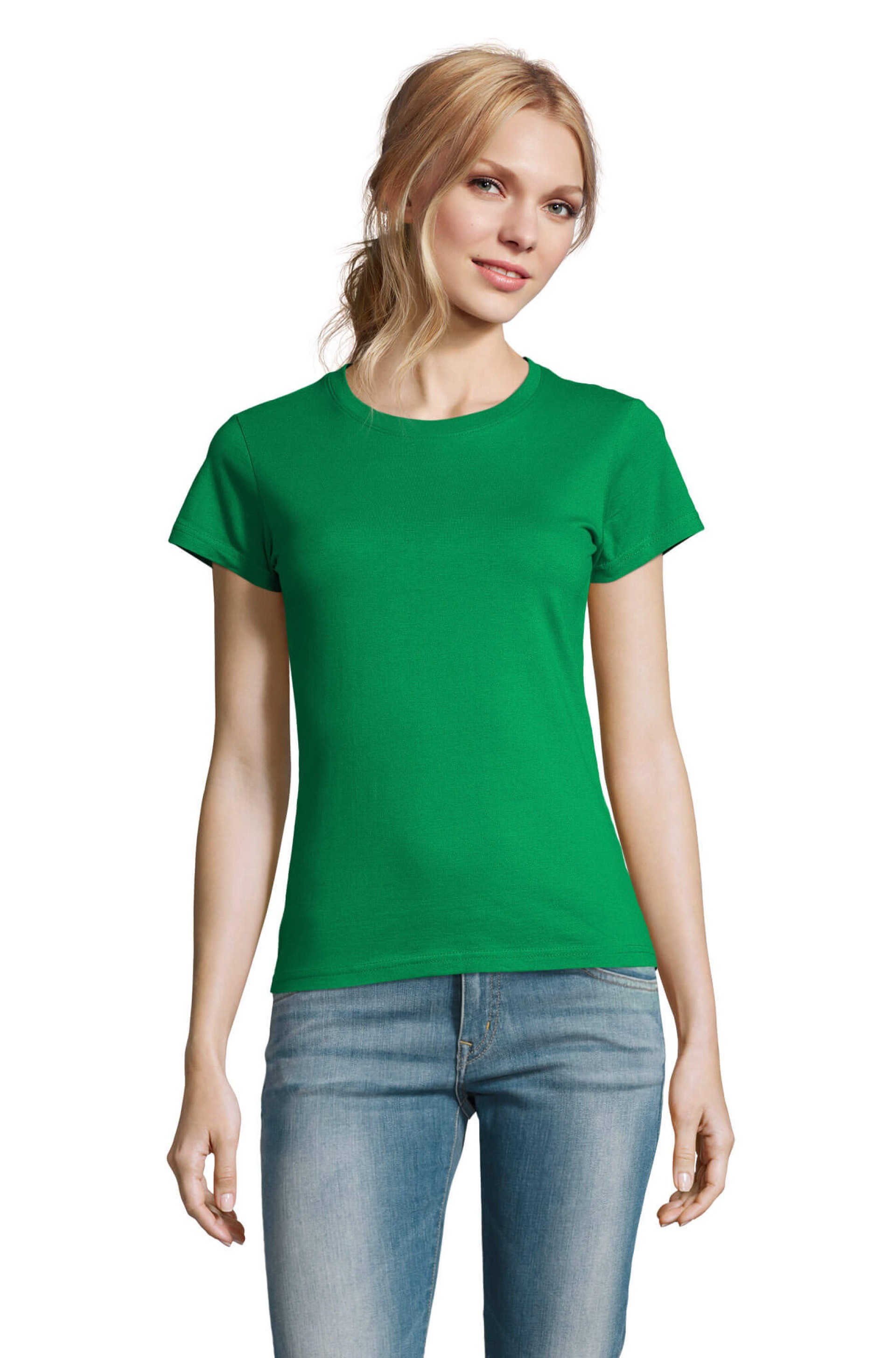 T-Shirt de Gola Redonta para Senhora - IMPERIAL