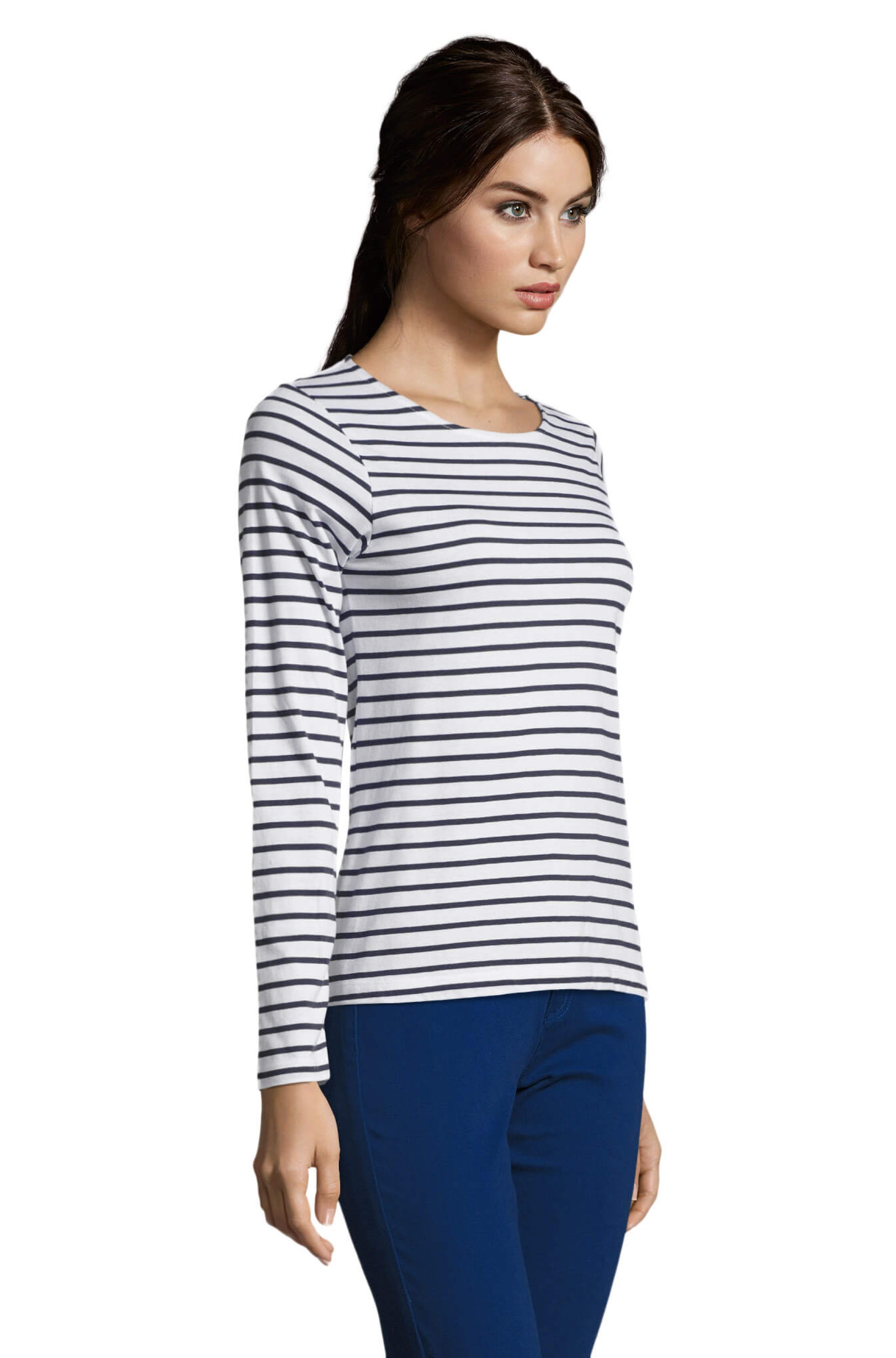 T-Shirt Manga Comprida Senhora - MARINE
