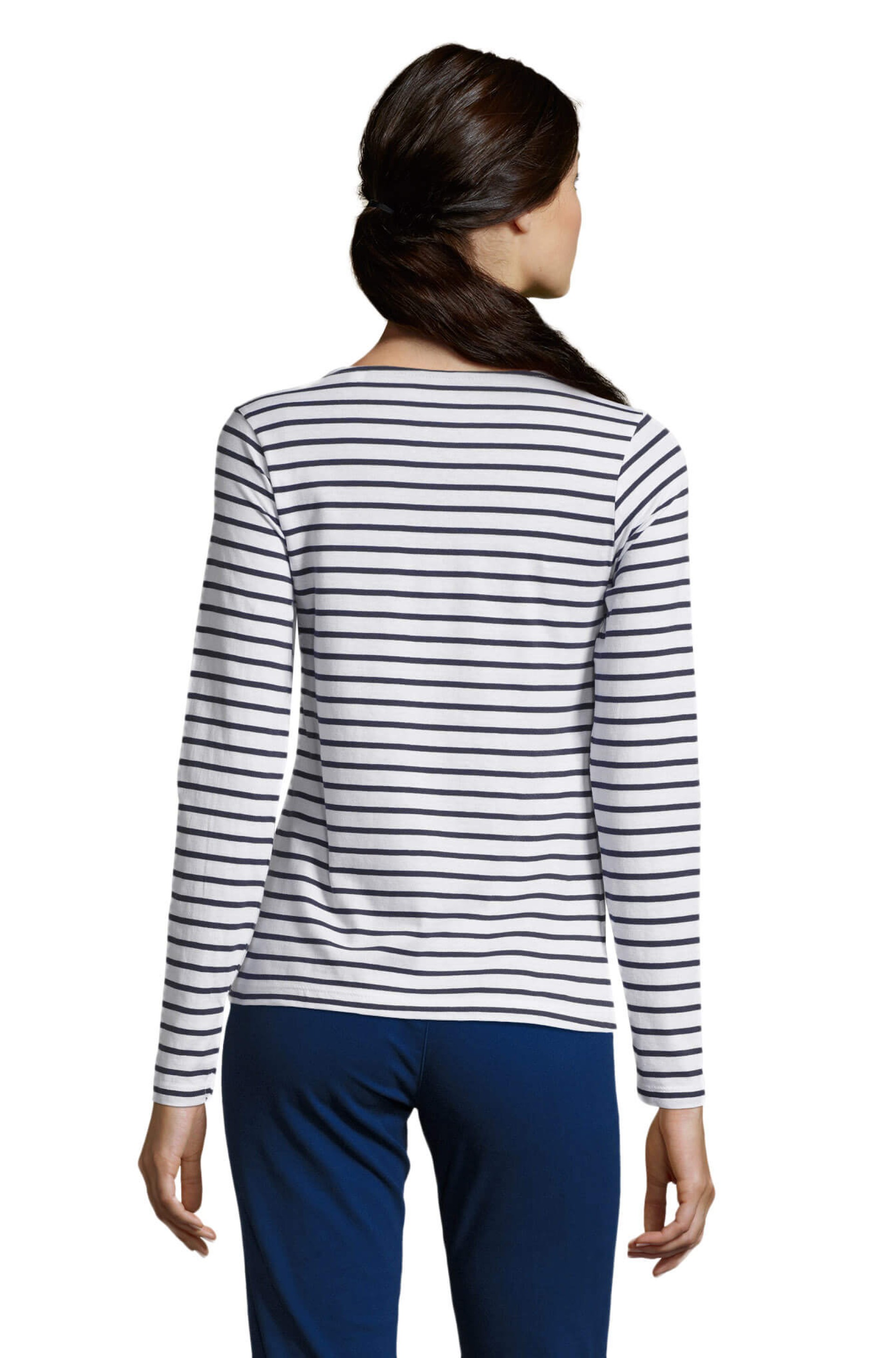 T-Shirt Manga Comprida Senhora - MARINE