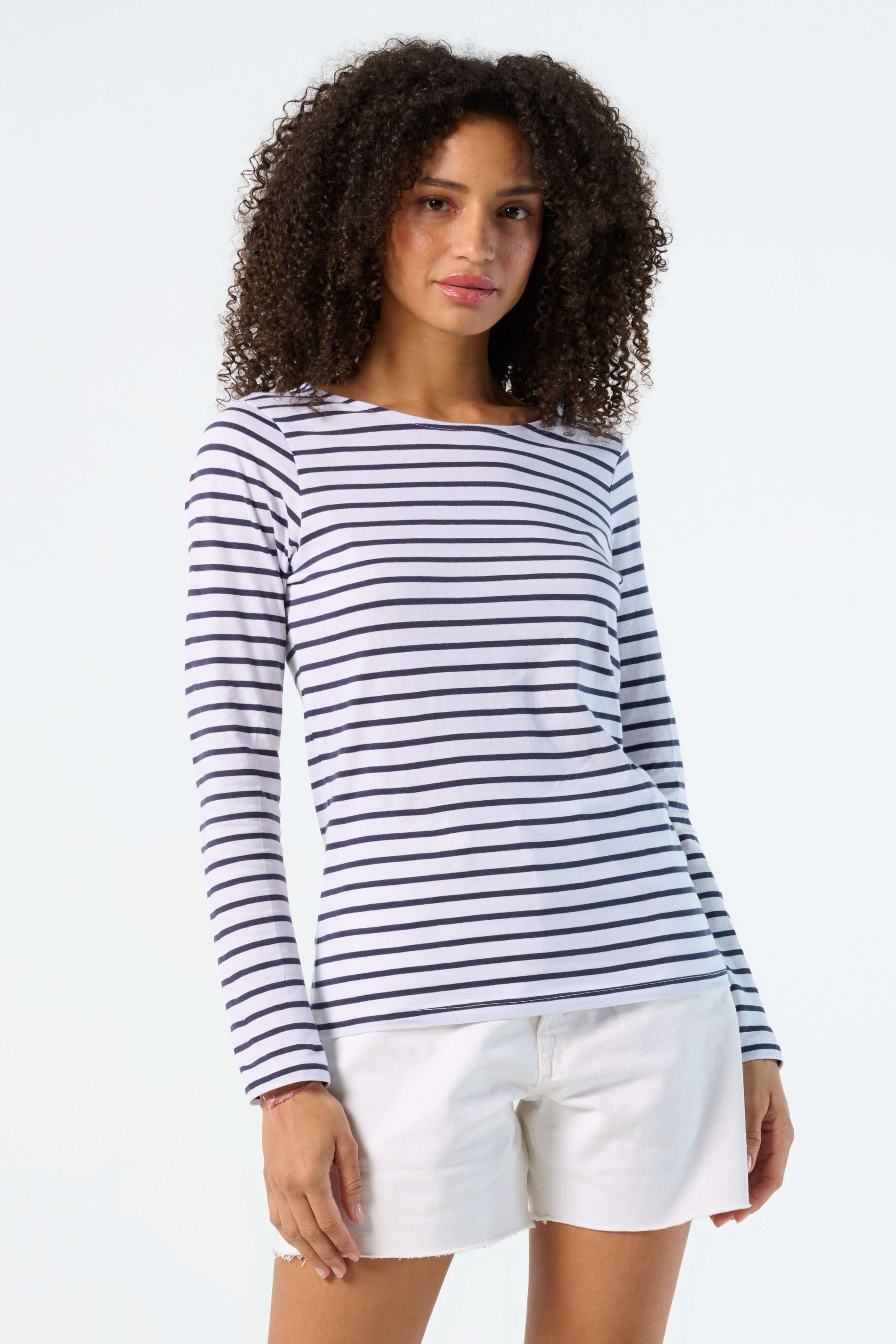 T-Shirt Manga Comprida Senhora - MARINE