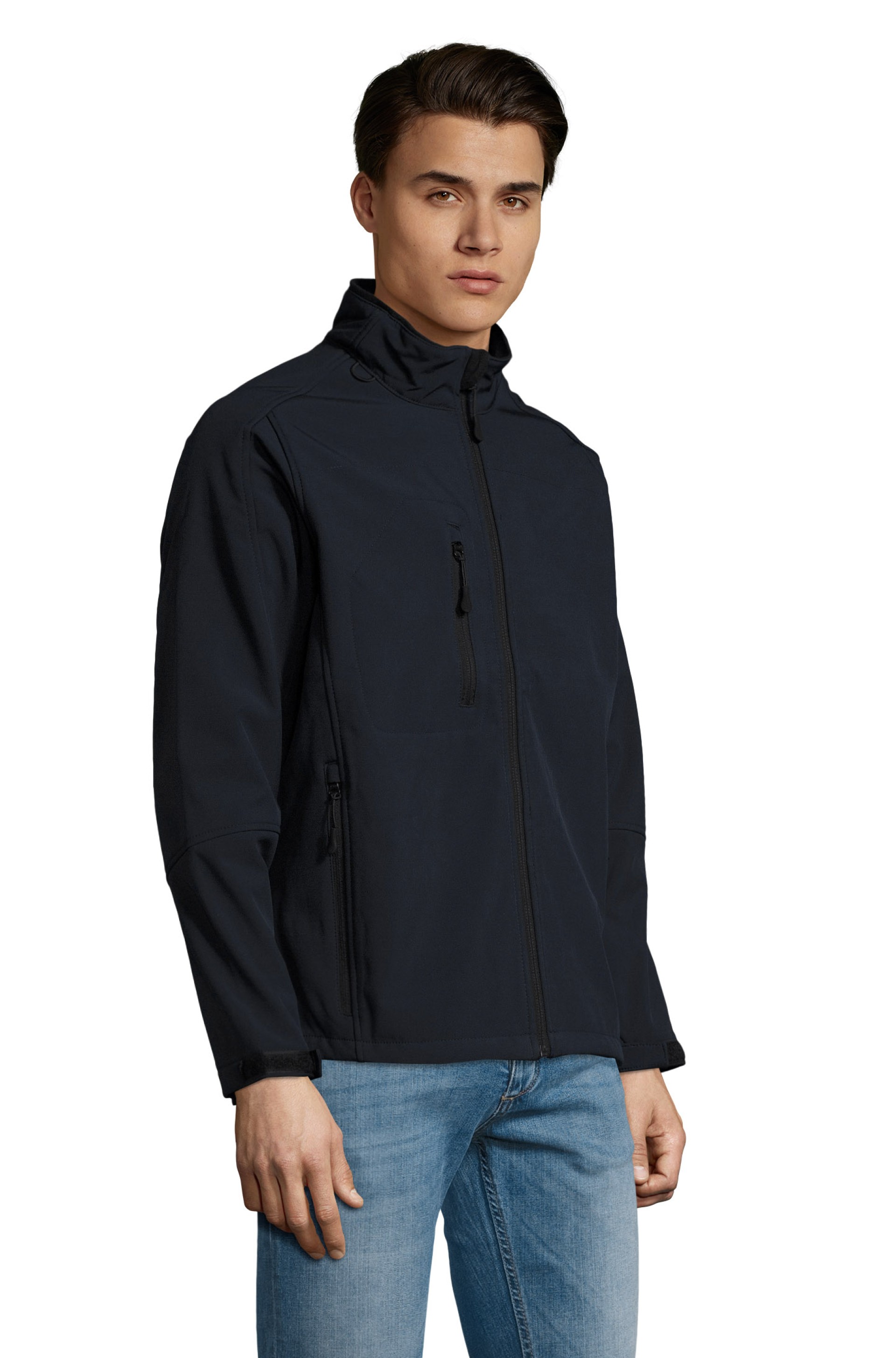 Softshell com fecho para homem - RELAX
