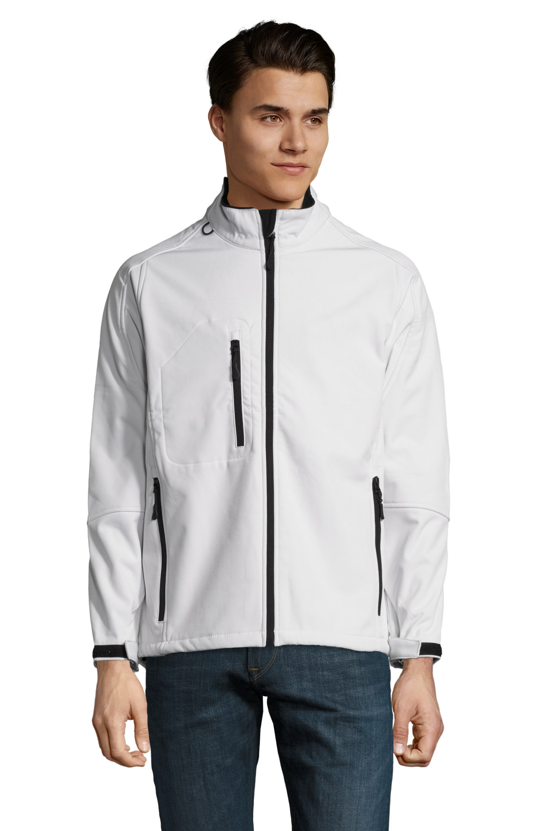 Softshell com fecho para homem - RELAX