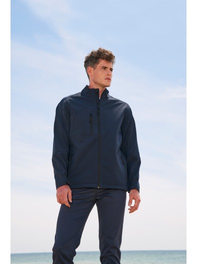 Softshell com fecho para homem - RELAX