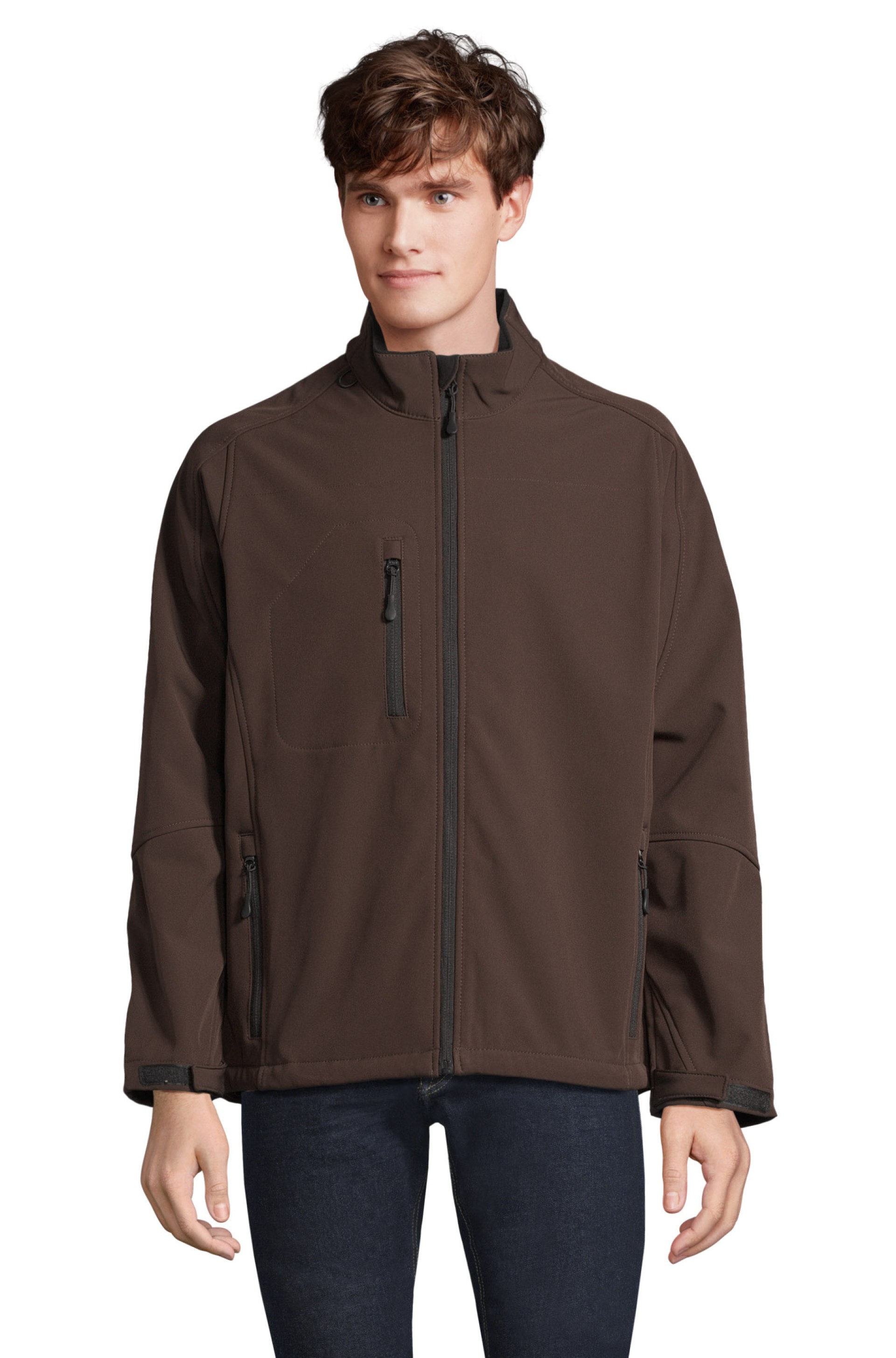 Softshell com fecho para homem - RELAX