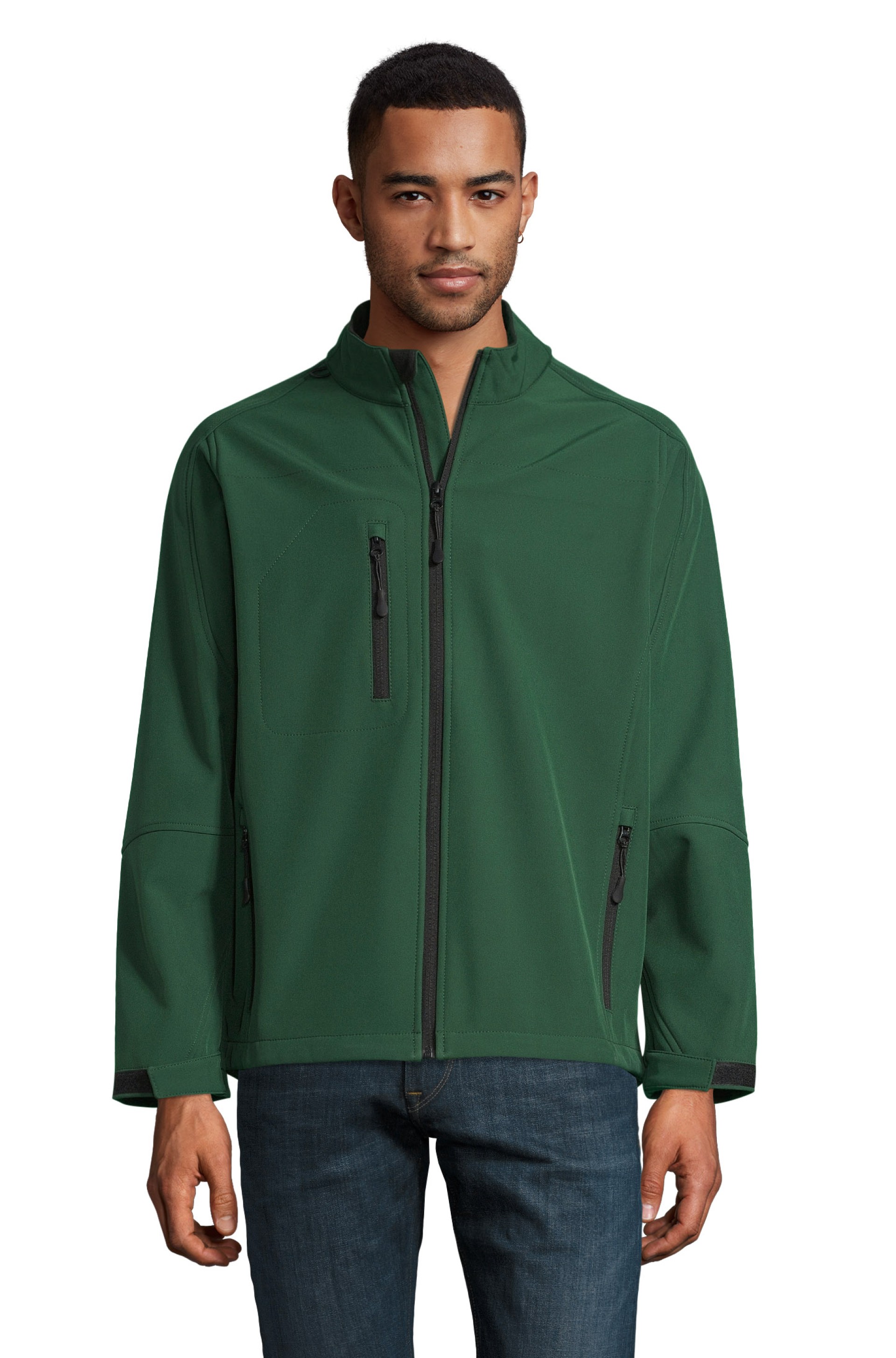 Softshell com fecho para homem - RELAX