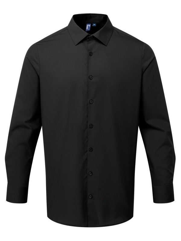 Camisa de popeline de manga comprida RECYCLIGHT para homem