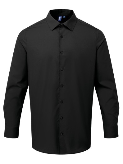 Camisa de popeline de manga comprida RECYCLIGHT para homem