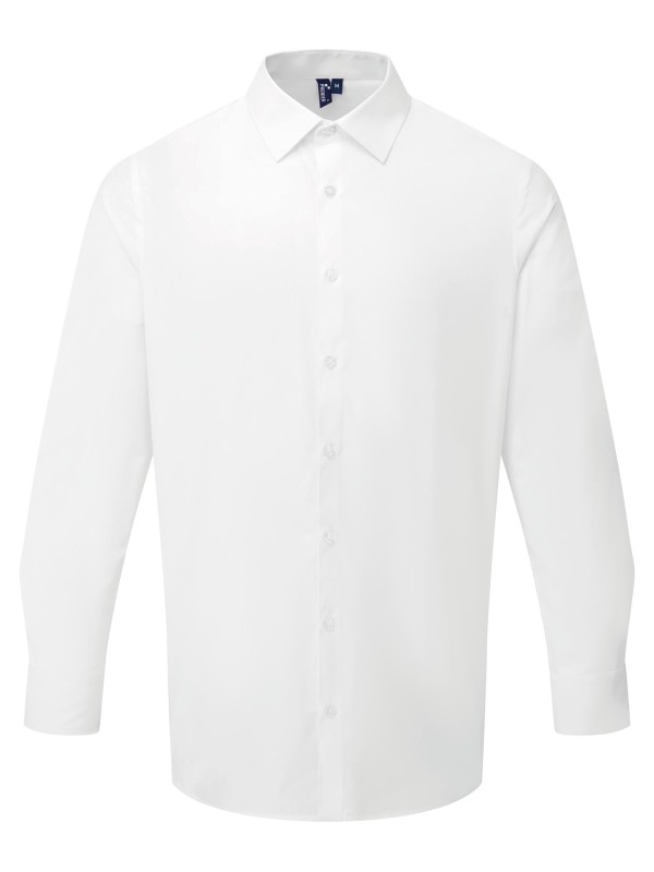 Camisa de popeline de manga comprida RECYCLIGHT para homem