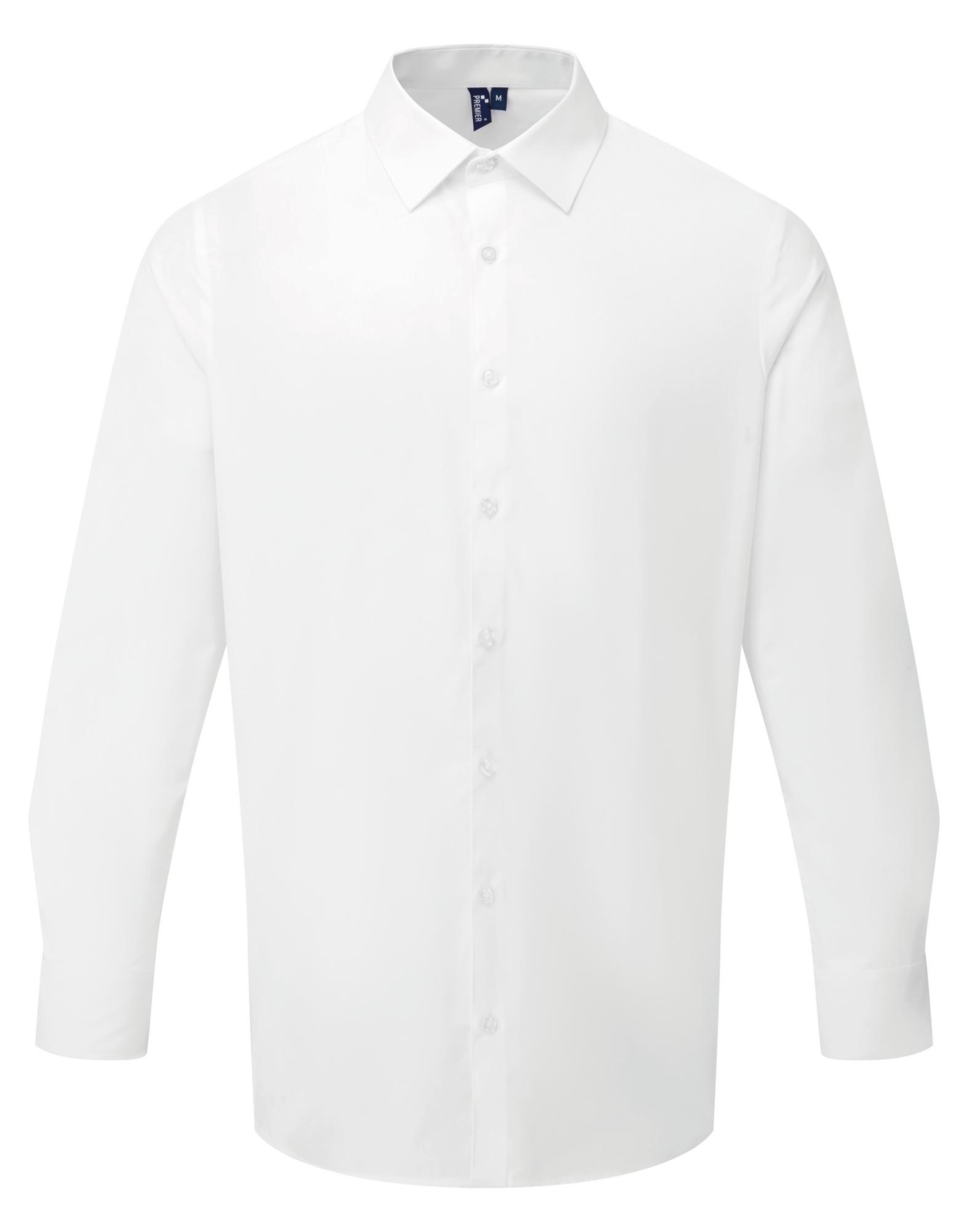 Camisa de popeline de manga comprida RECYCLIGHT para homem