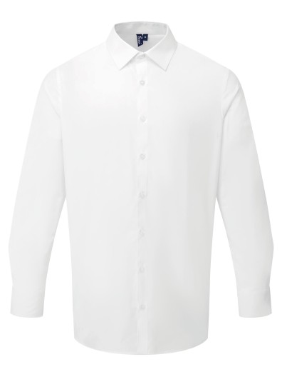 Camisa de popeline de manga comprida RECYCLIGHT para homem