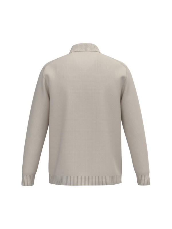 Camisola com gola tipo polo