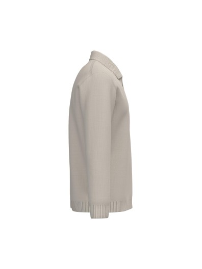 Camisola com gola tipo polo