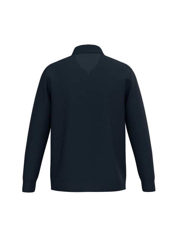Camisola com gola tipo polo