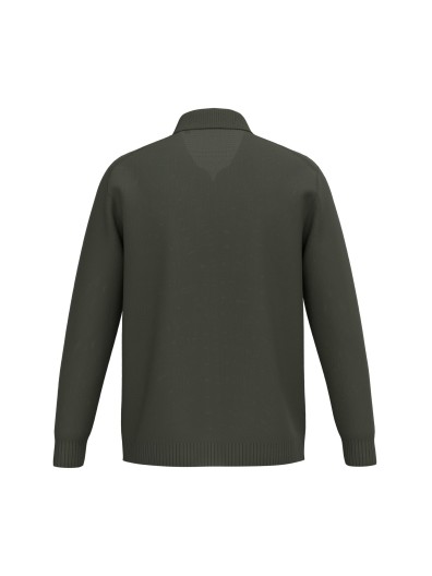 Camisola com gola tipo polo