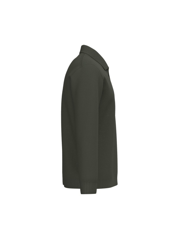 Camisola com gola tipo polo