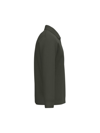 Camisola com gola tipo polo