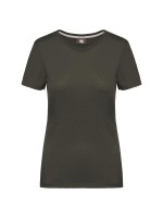T-shirt com tratamento antibacteriano de senhora