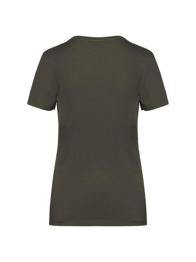 T-shirt com tratamento antibacteriano de senhora