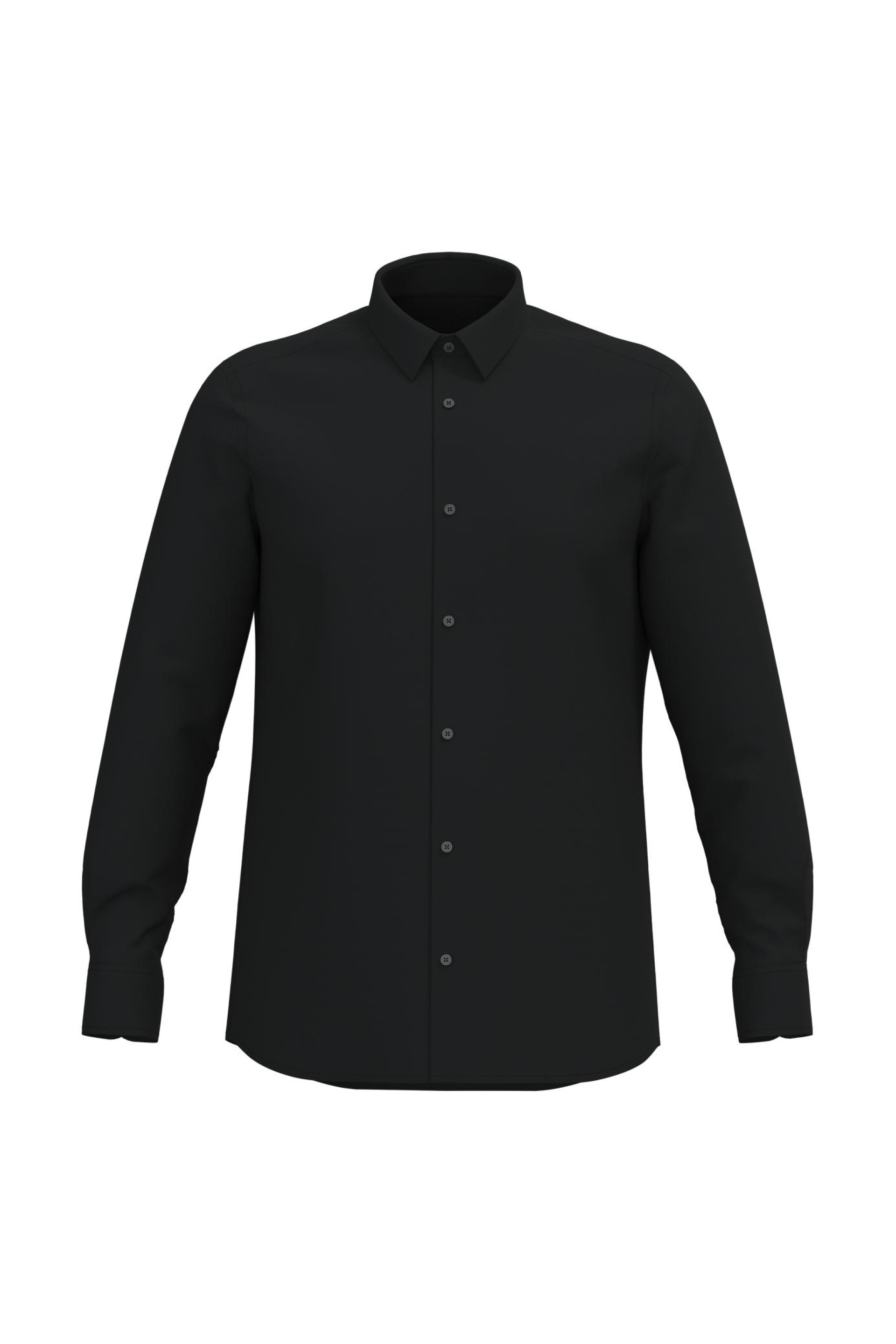 Camisa Oxford manga comprida de homem
