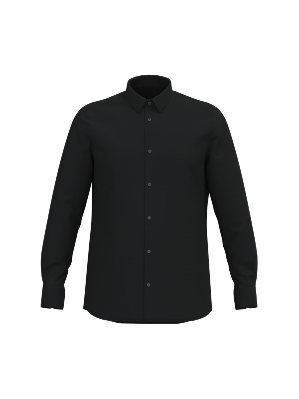 Camisa Oxford manga comprida de homem
