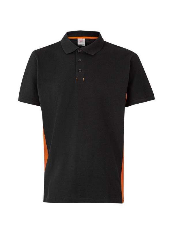 Polo Bicolor Manga Curta S�rie 105504