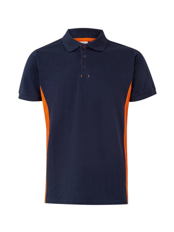 Polo Bicolor Manga Curta S�rie 105504