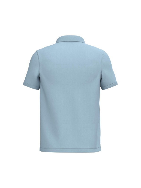 Polo eco-responsável em malha piqué de homem